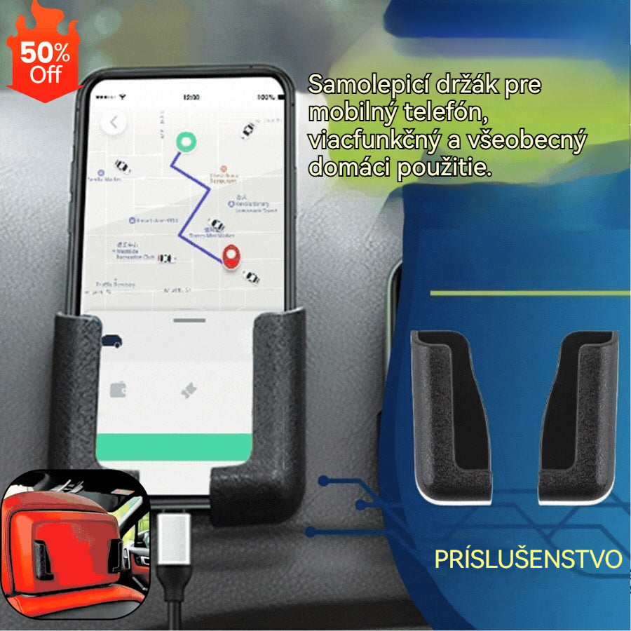 🔥4 páry za 20 €🔥📱Samolepiaci držiak na telefón, multifunkčný a univerzálny na domáce použitie