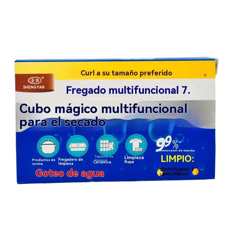🎁【3 cajas】Pastillas efervescentes de descontaminación de cubo mágico multifunción, pastillas efervescentes para desengrasar ropa, pastillas efervescentes desincrustantes con oxígeno activo