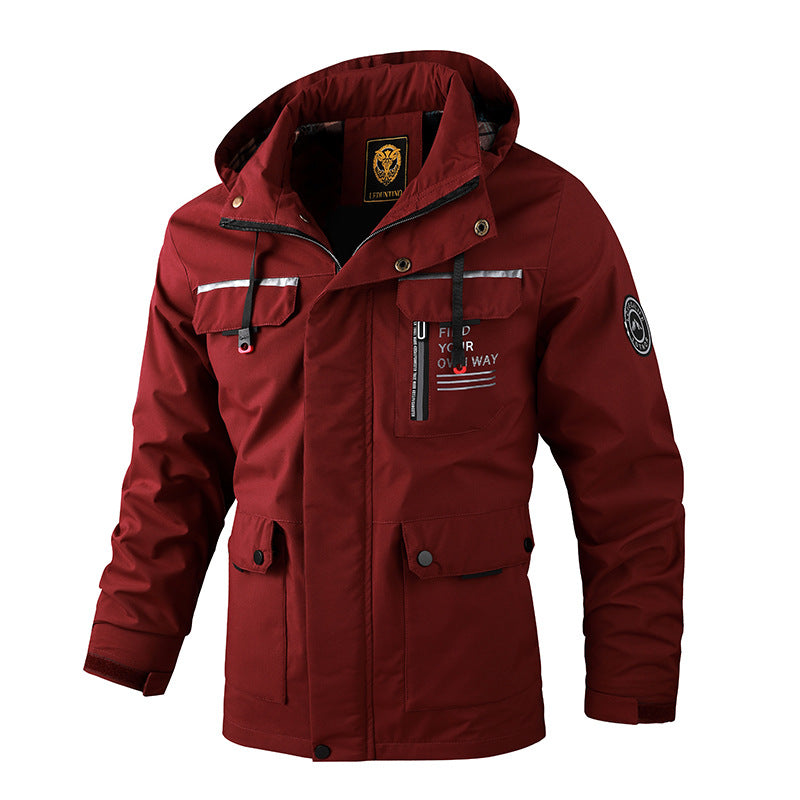 🔥【M~4XL】 jeseň a zima 2024 nová outdoorová horolezecká bunda odolná voči vetru a vode