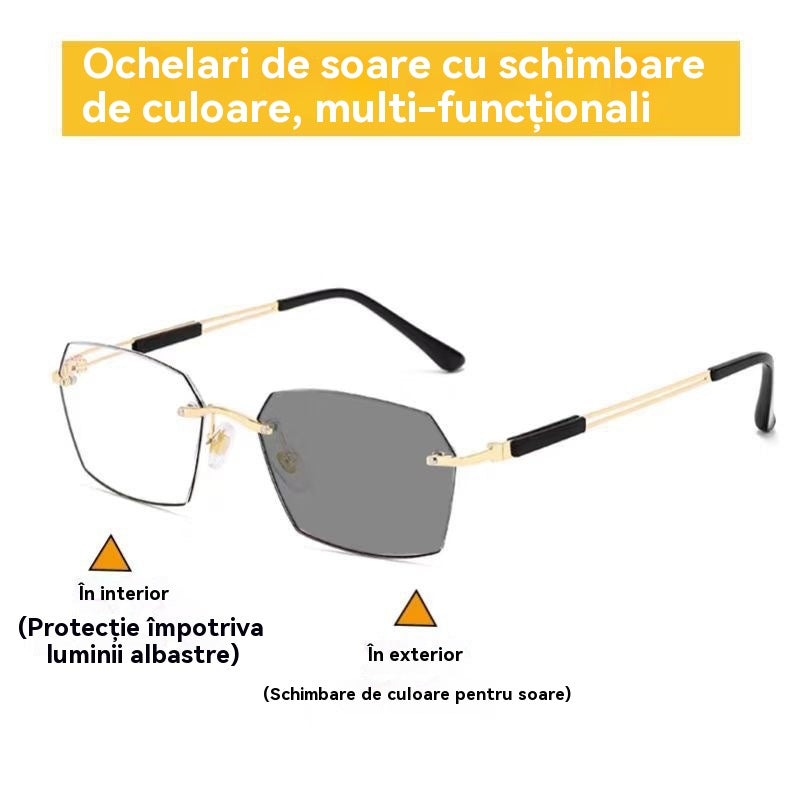 ✨🕶Ochelari de citit fotocromatici inteligenți noi pentru bărbați și femei, ochelari care blochează lumina albastră