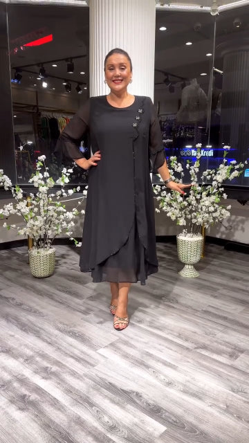 🌸【Reducere 50%】🔥【S-5XL】❤️ Rochie nouă din șifon de înaltă calitate 2024