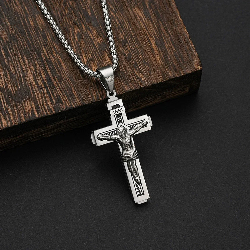 ✨Kúp jeden a druhý zadarmo【Časovo obmedzená ponuka】✝️ Náhrdelník s Ježišovým krížom — ✝️ Tento kríž je symbolom Ježiša Krista.