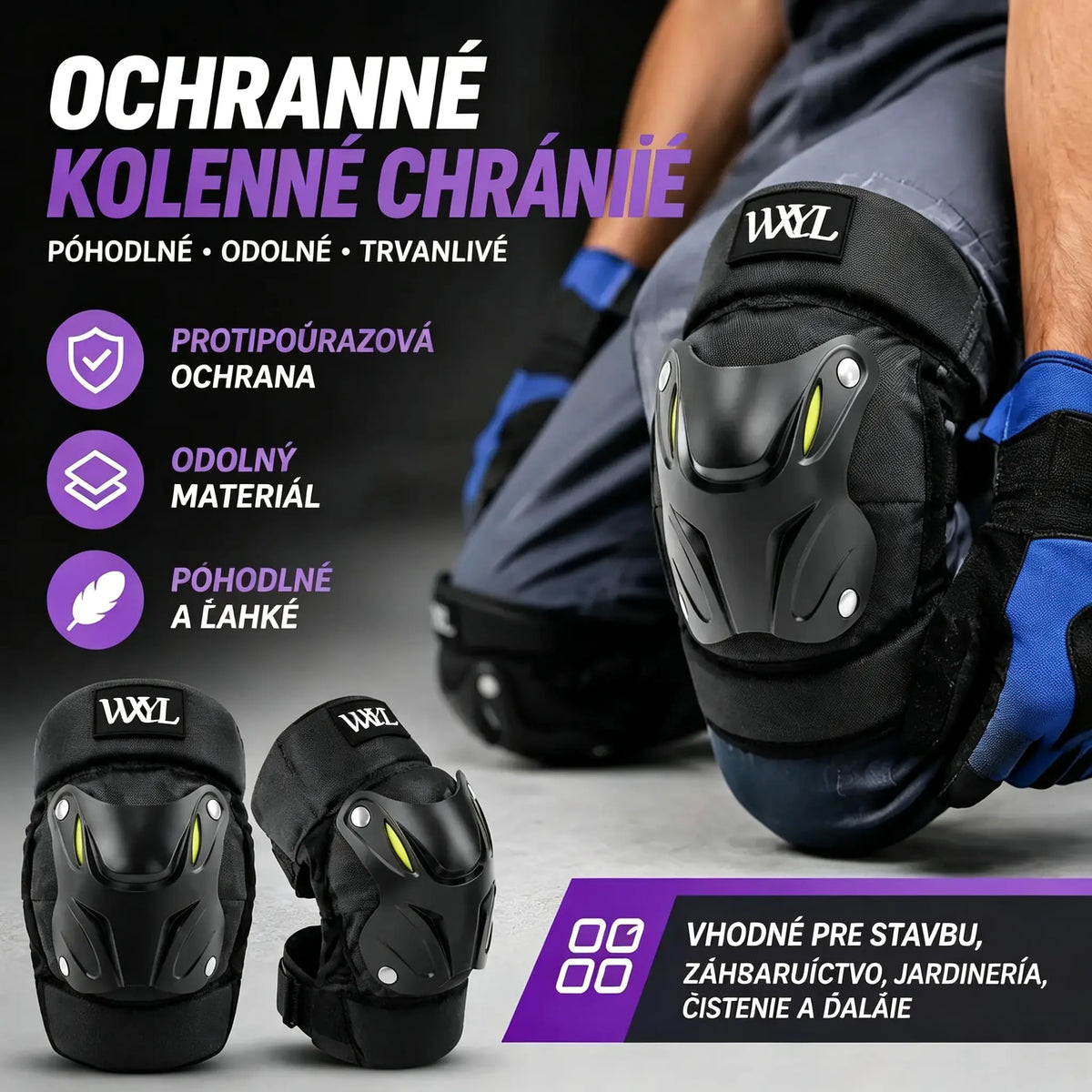 🛡️50% zľava po obmedzenú dobu! ✨Celoročné chrániče kolien: pevná škrupina, nastaviteľné a flexibilné 🏍️