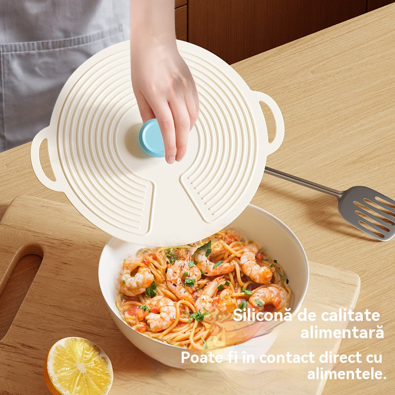 🔥【Ultima zi de reducere 50%】Capace din silicon alimentar (3 bucăți), efect de conservare bun