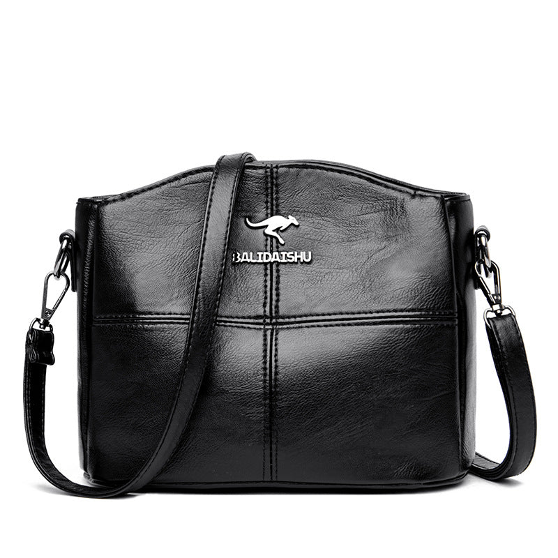 🔥【Cumpără 1, primești 1 gratuit】👜👜 Geantă de umăr din piele naturală, stil retro, lucrată manual, la modă și versatilă 3868994