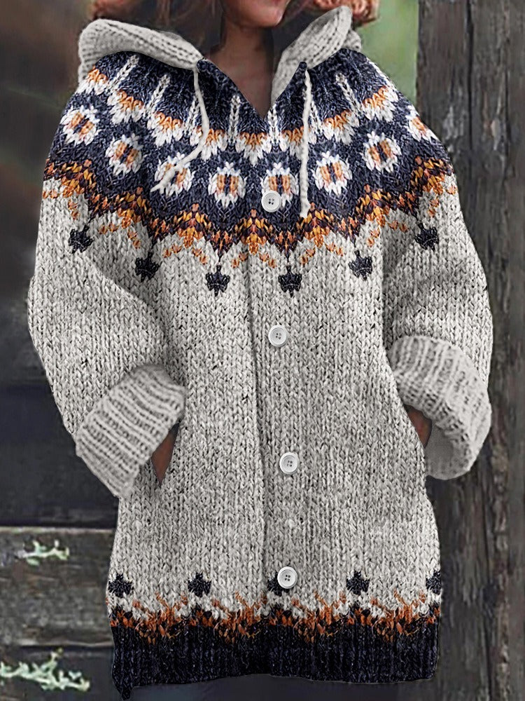 🥰Nový pohodlný retro sveter kardigan 3811006