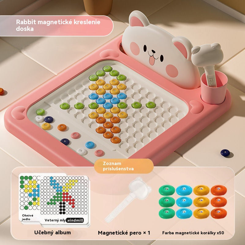 💝【Limitovaná ponuka 50% zľava】2025Nová magnetická kresliaca tabuľa pre deti