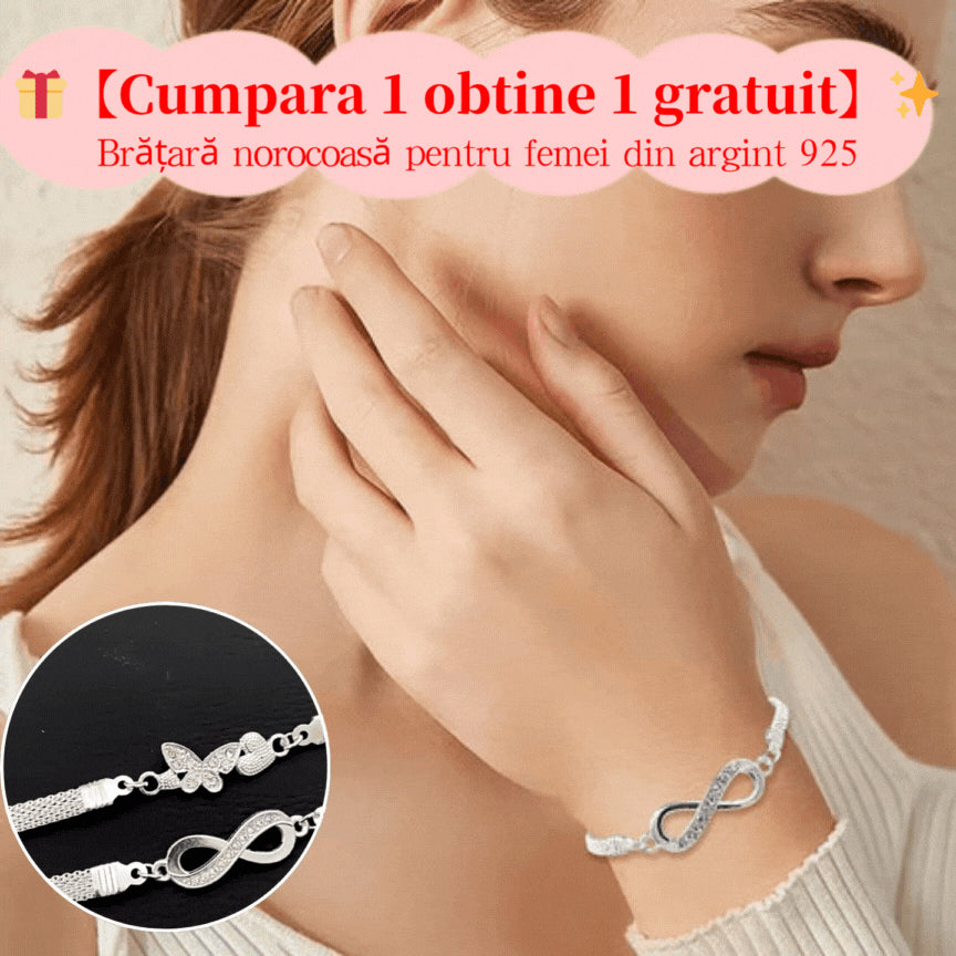 ✨🎁【Kupite 1, dobijte 1 gratis】【2 narukvice】✨✨Ženska narukvica za sreću izrađena od 925 srebra