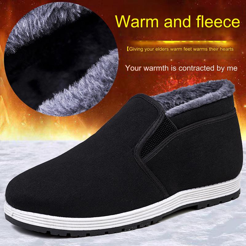 🔥【38-45】👟2024 jesenné a zimné stredné a staršie hrubšie a zamatovo teplé snehule