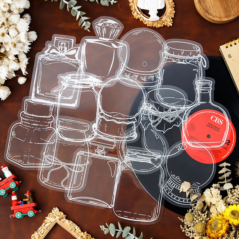🌸🌷【80 de bucăți】Semne de carte transparente DIY din flori uscate - Floarea nu este inclusă