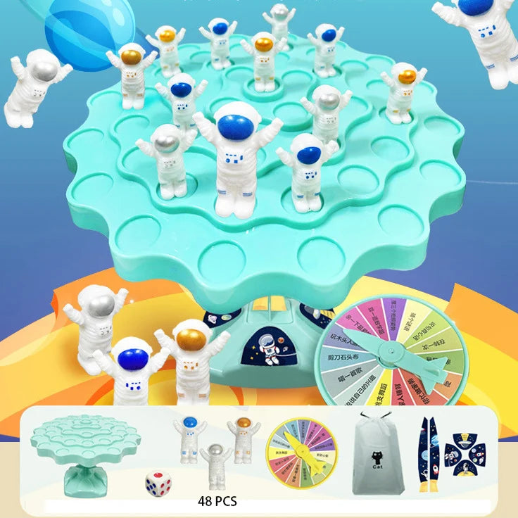 ✨🎁 Nueva edición 2025: Astronaut Balance juguete educativo interactivo para padres e hijos