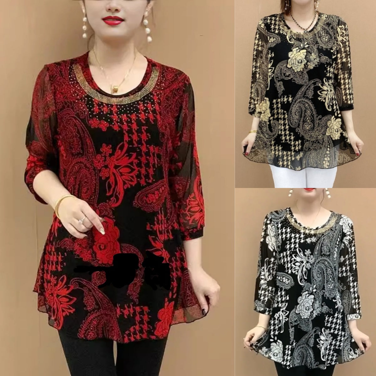 💟【Reducere 49%】【XL-6XL】🌼 Tricou nou pentru femei de vară pentru 2025, lejer și elastic, casual și confortabil