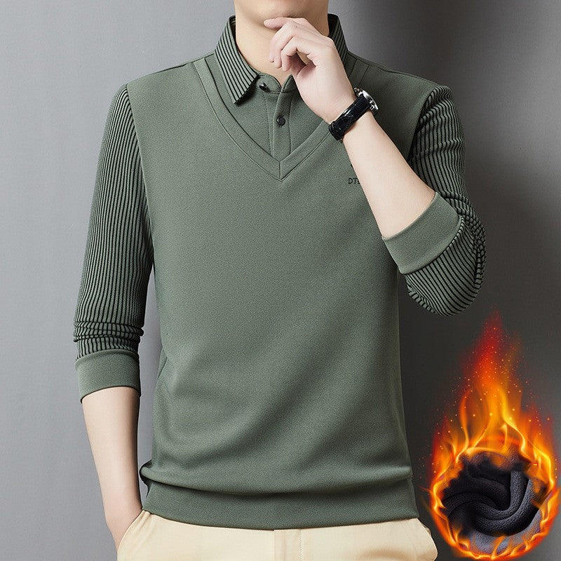 🔥【M-4XL】🔥Špičkový kašmírový dvojdielny pánsky termo top