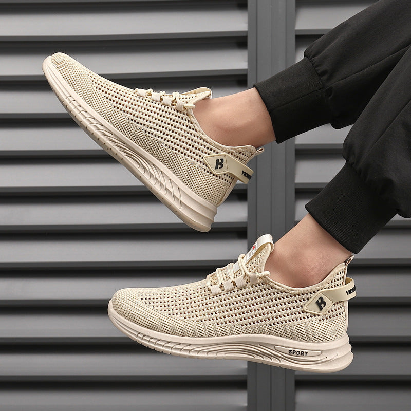 【ZĽAVA 50%】👟【39-44】Pánska ležérna obuv, pohodlná, priedušná, sieťovaná, protišmyková a módna