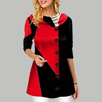 🔥【S-5XL】vianočné teplé bavlnené dlhé rukávy pohodlné ležérne s potlačou 3836428