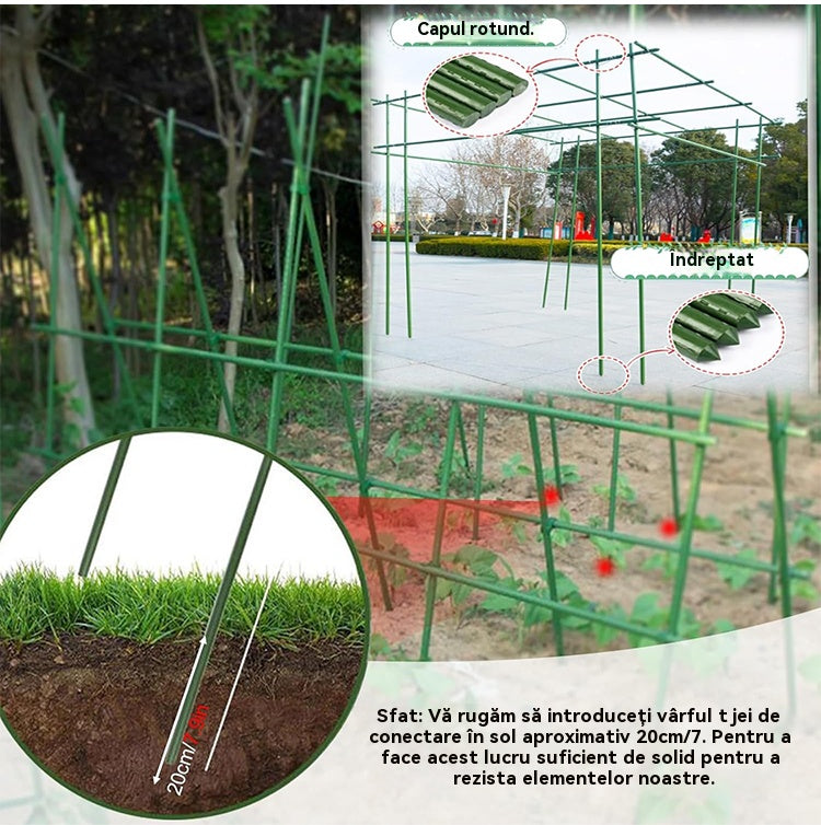 🌱🌱🌱 Viničová preliezačka - hrubá oceľová rúrka potiahnutá plastom
