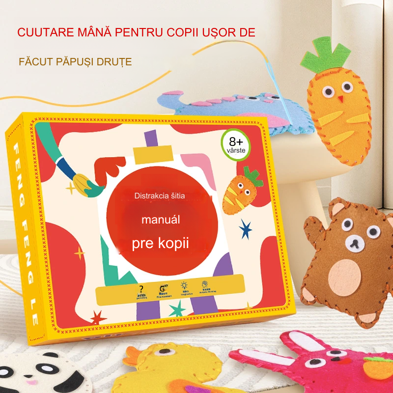 🧵🌻 Ručne vyrobená súprava na šitie, zaujímavá pre deti 3836401