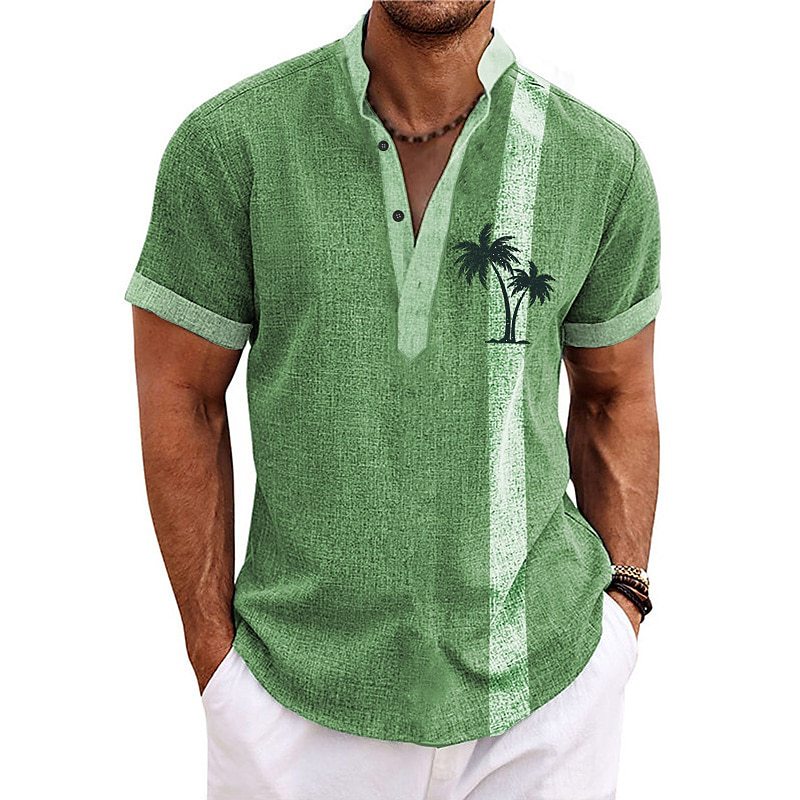 🧢🌴【S-6XL】Pánske ležérne košele 2025 👍 Bavlnený materiál, vhodné na dovolenku aj leto🌞