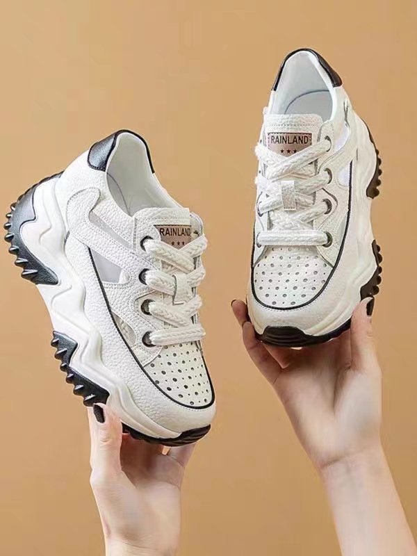 👞【35-40】2024 Nové športové sandále s vysokou dutou hrubou podrážkou 3688277