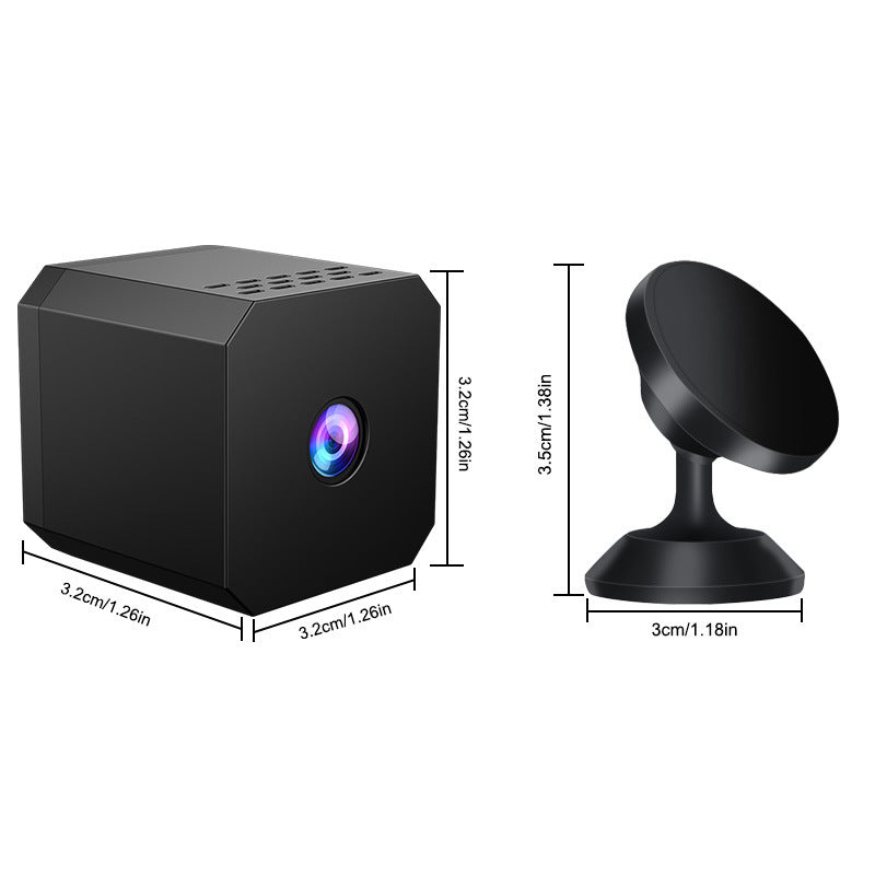 🏠📹🕵️🔥Malá štvorcová kamera, inteligentná kamera s vysokým rozlíšením, bezdrôtové diaľkové monitorovanie domácnosti cez WiFi