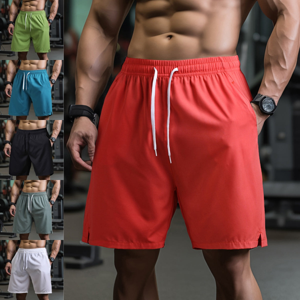 🌴【S-4XL】🏃🩳2025 pantaloni scurți sport pentru bărbați, respirabili, cu uscare rapidă, pantaloni scurți de plajă, costum de baie