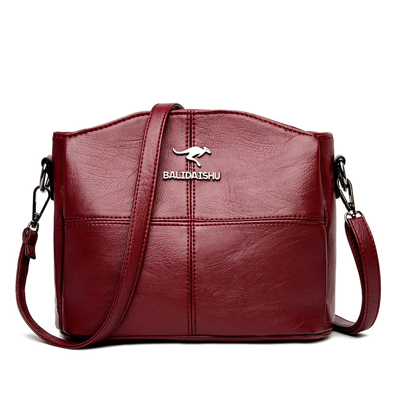 🔥【Cumpără 1, primești 1 gratuit】👜👜 Geantă de umăr din piele naturală, stil retro, lucrată manual, la modă și versatilă 3868994