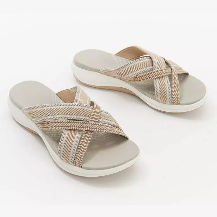 🌴【35-43】✨Dámske letné ortopedické sandále na platforme pre väčšie veľkosti