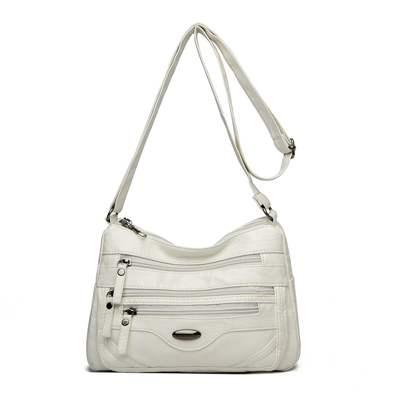 👜 💟Nuevo bolso de hombro de piel suave con múltiples compartimentos, elegante y con estilo.