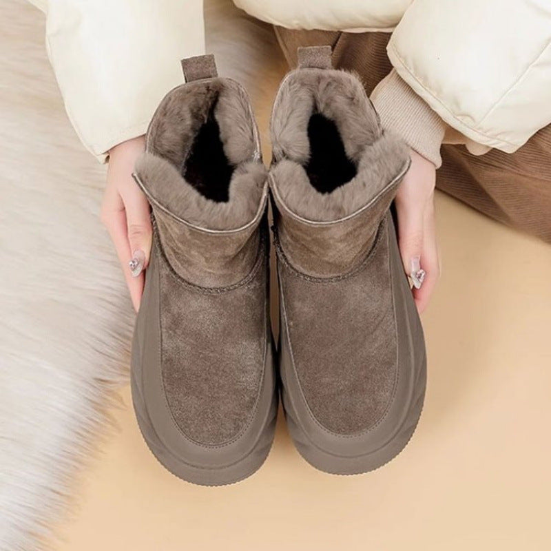 💖⛄【35-41】 2024 zimné nové zamatové zosilnené snehule 3852500