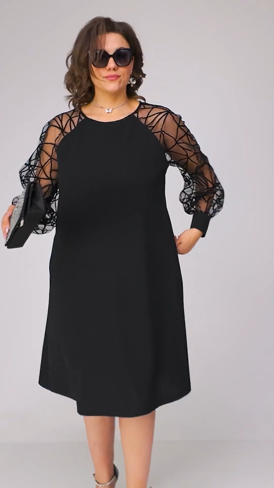 💖💖【S-5XL】🍁🍂Vysoko kvalitné módne jesenné a zimné nové šaty 3820062