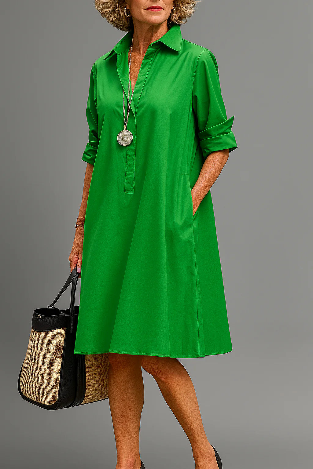 Naomi | Vestido midi cuidado y estiloso