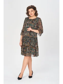 【🥇Cel mai bine vândut】💥👗【S-5XL】Rochie nouă cu imprimeu de primăvară 2025 3919694