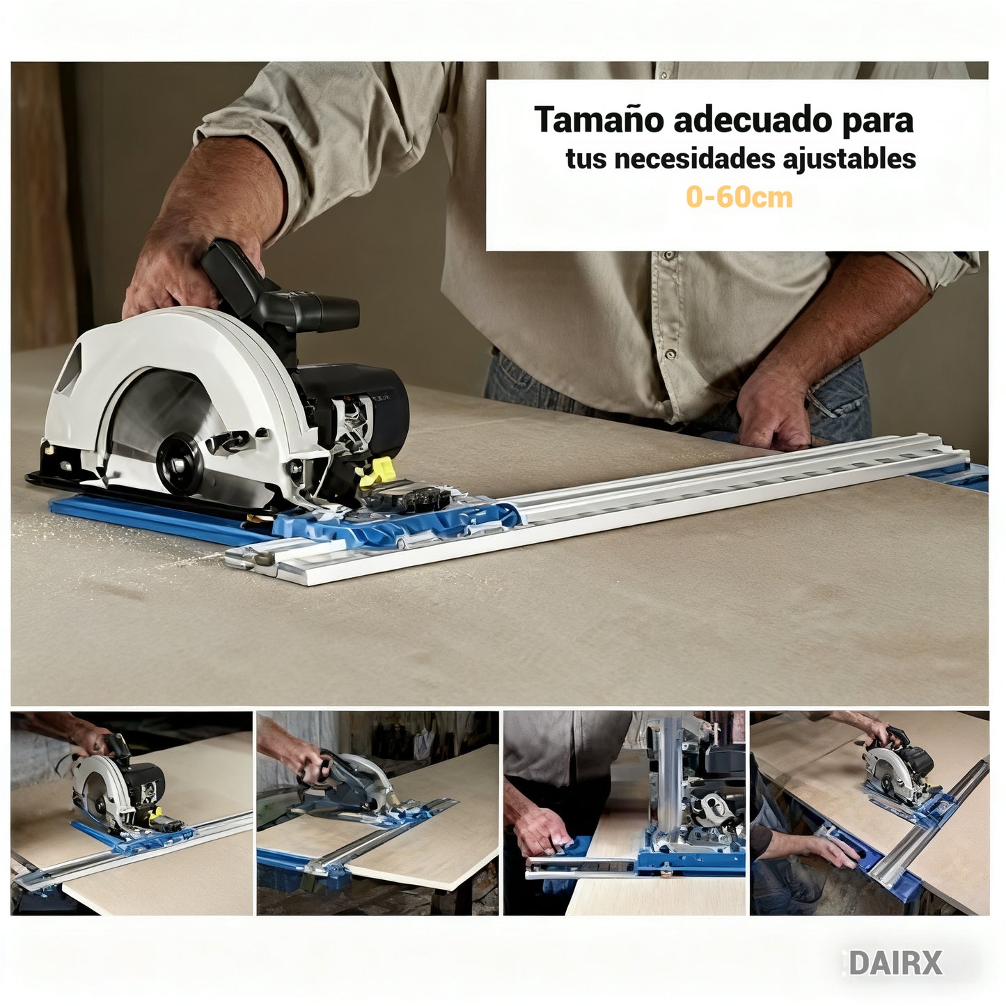 🛠️Herramienta de corte para posicionar el borde de rieles multifuncionales