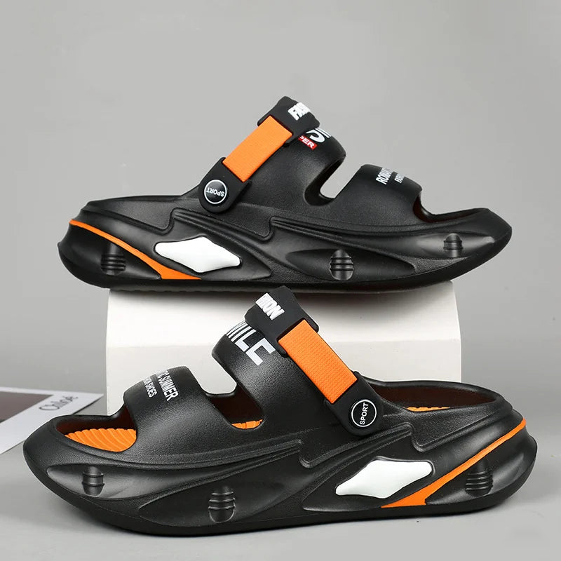 💥【36-45】2025 sandalias antideslizantes para hombre, pantuflas