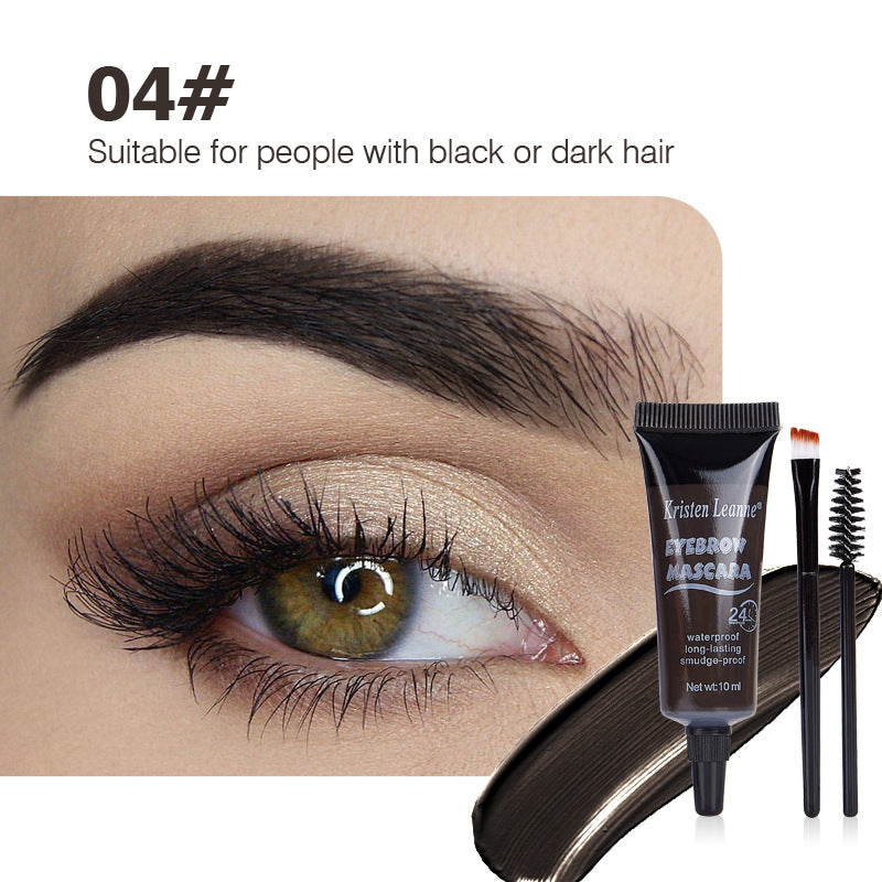 ⏳Último día, compra uno y llévate otro gratis⭐Gel/crema líquida para cejas de larga duración, resistente al agua y a las manchas (con cepillo para cejas)