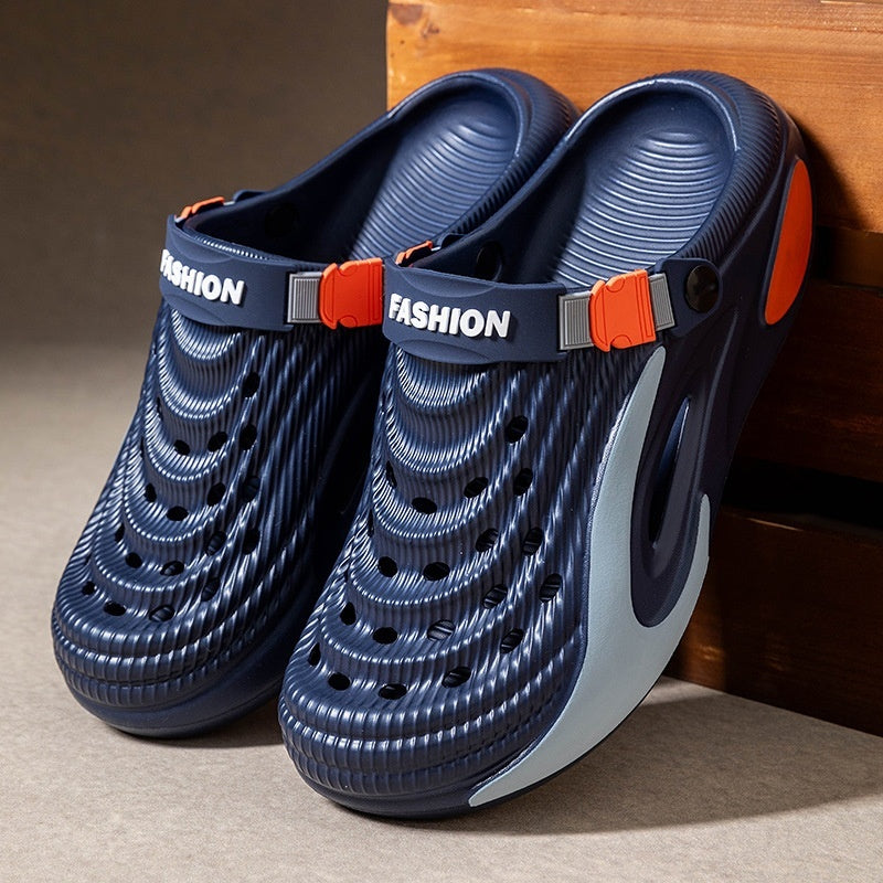 👟 Špeciálna ponuka s 50% zľavou 🌬️ Viacúčelové pánske sandále (zosilnená podrážka z EVA): Protišmykové, ultraľahké, priedušné - perfektná voľba na pláž, šport aj každodenné nosenie 🏃♂️