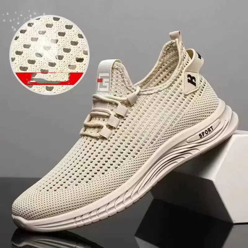 🔥💥👞【39-45】2025 Jarná a jesenná novinka Neformálna jarná a jesenná sieťovaná priedušná protišmyková pánska športová obuv