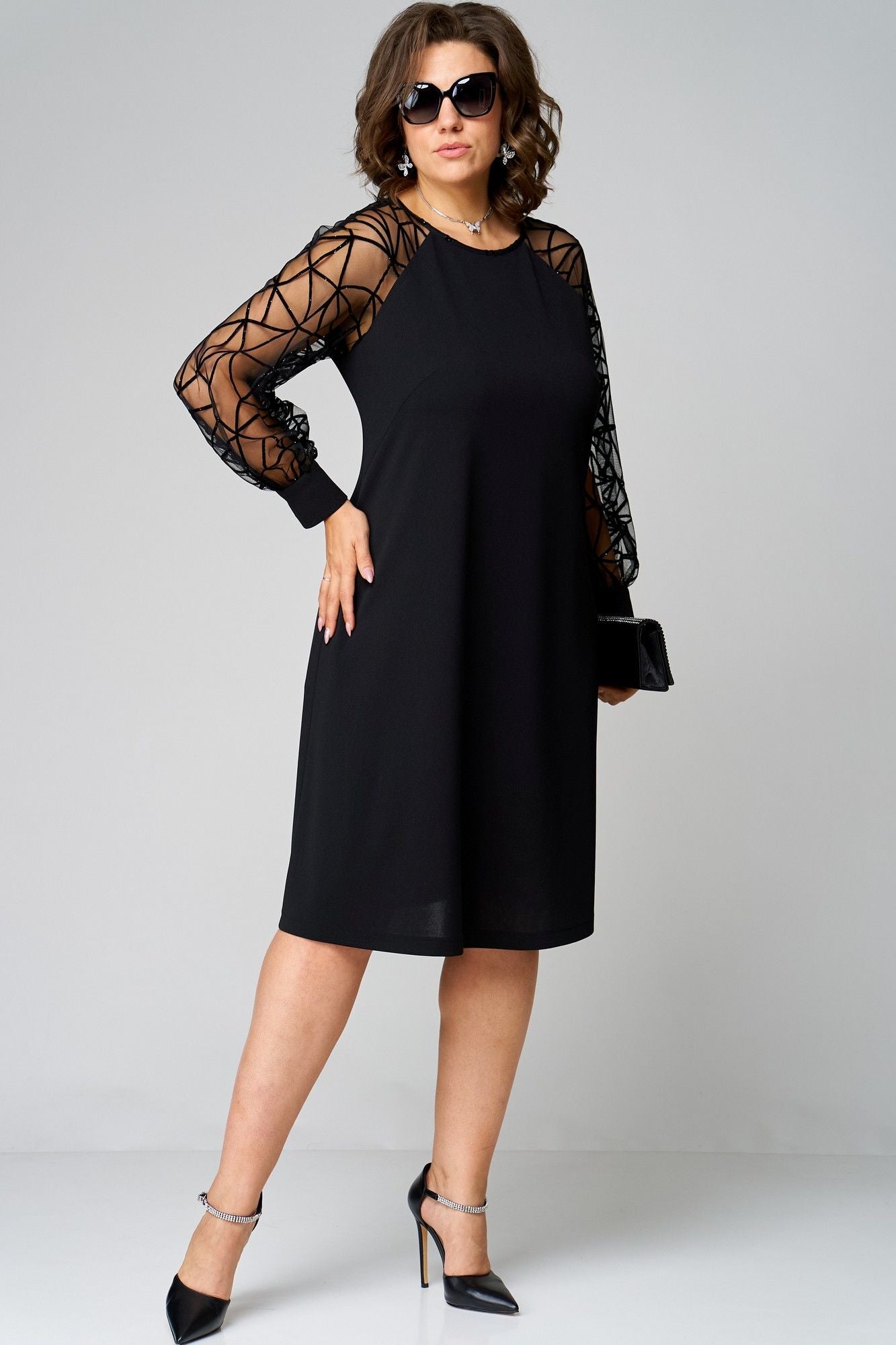 💖💖【S-5XL】🍁🍂Vysoko kvalitné módne jesenné a zimné nové šaty 3820062