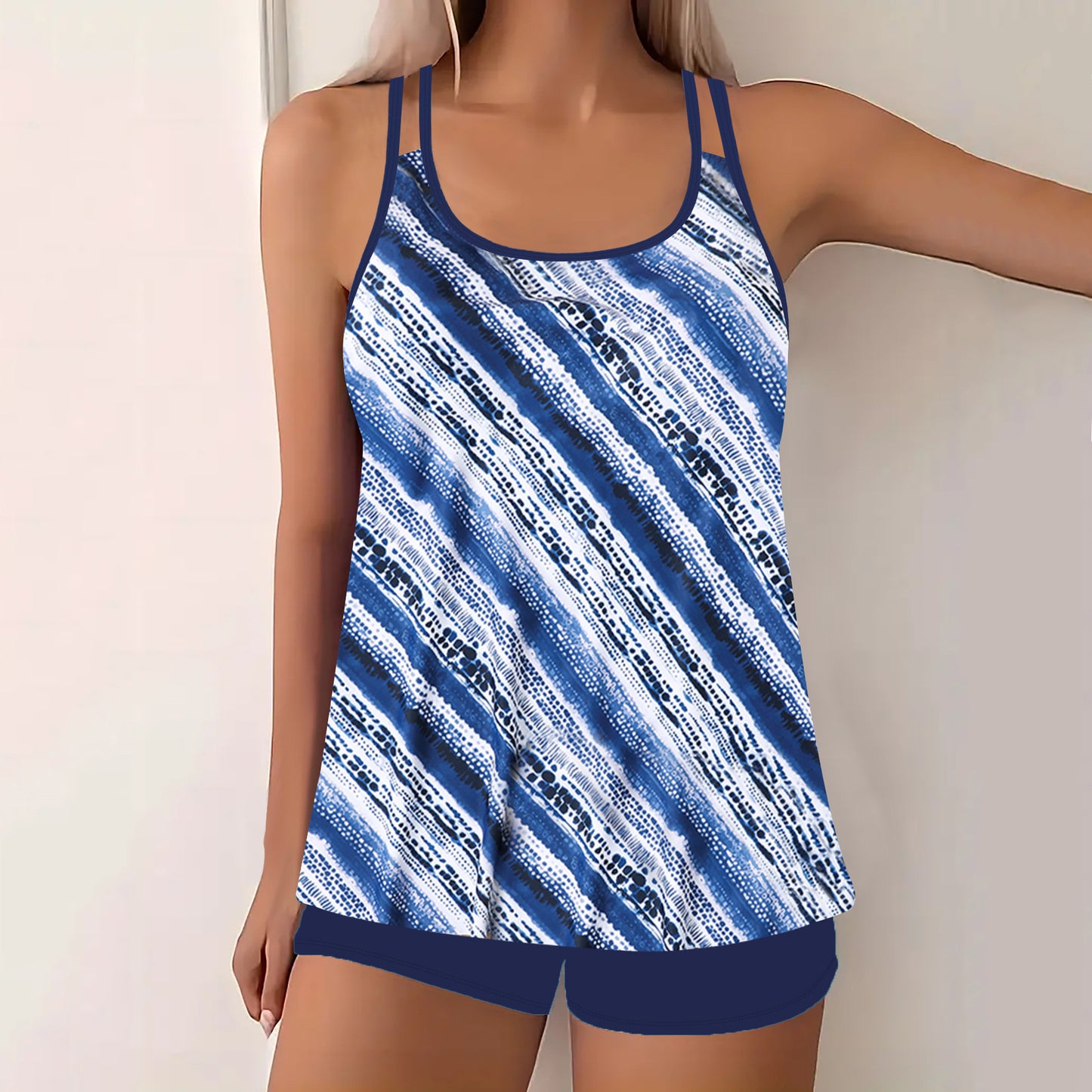 🏖️Posledný deň s 50% zľavou!【S–5XL】Nová módna sada plaviek s potlačou, rýchloschnúci materiál