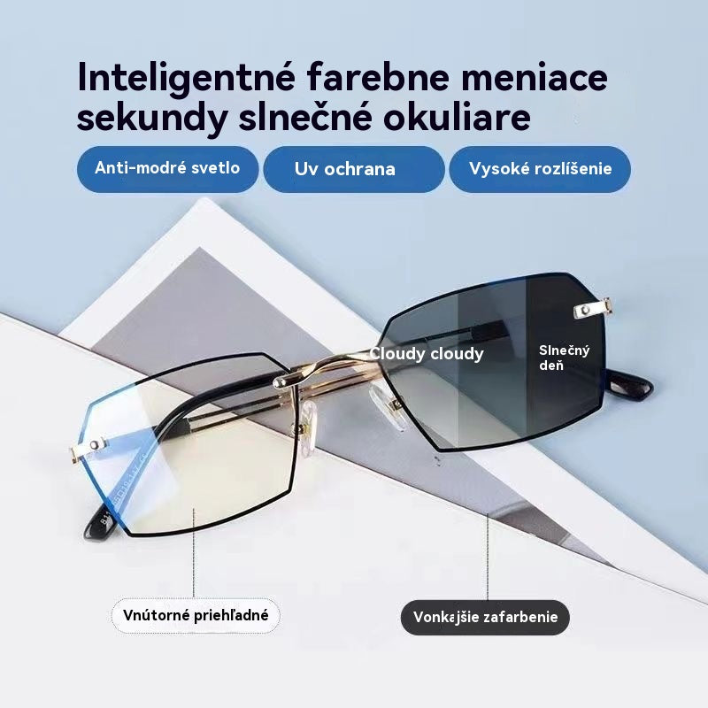 ✨🕶Nové inteligentné fotochromatické okuliare na čítanie pre mužov a ženy, okuliare blokujúce modré svetlo