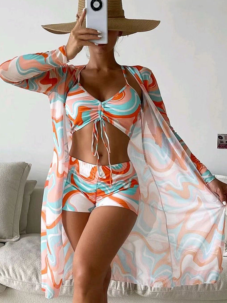 【✨Kúp 1 a 1 zadarmo】👙Nové módne trojdielne plavky, dostupné vo viacerých farbách
