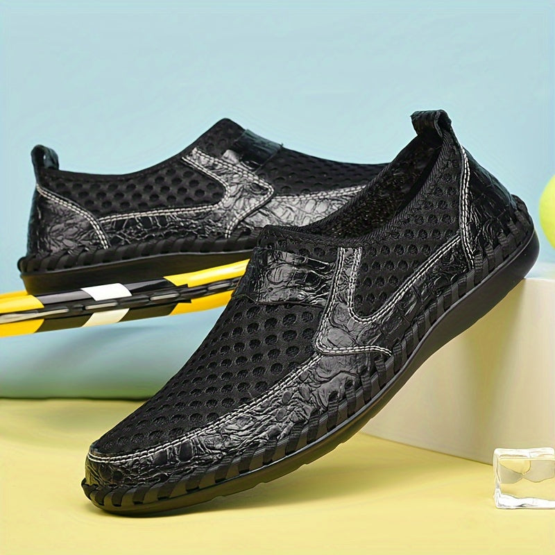 👞【38-50】Sandały męskie, zo solidnym splotem siateczki, lekkie i oddychające 3703970