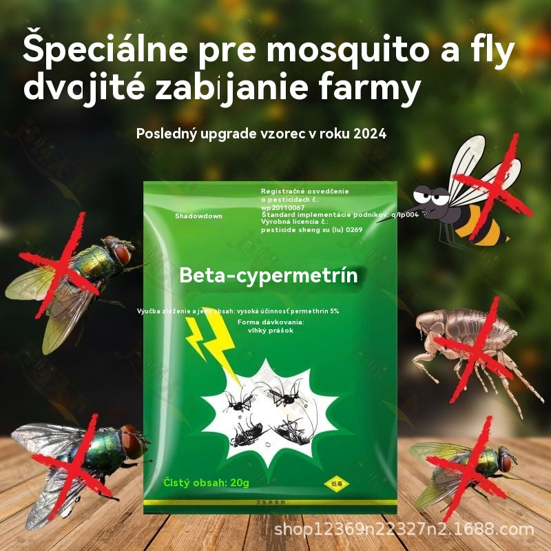 🦟【Ofertă specială】❤️Special conceput pentru uciderea țânțarilor și muștelor din ferme, un pachet ucide purici/lăcuste/gândaci de bucătărie/muște/țânțari!