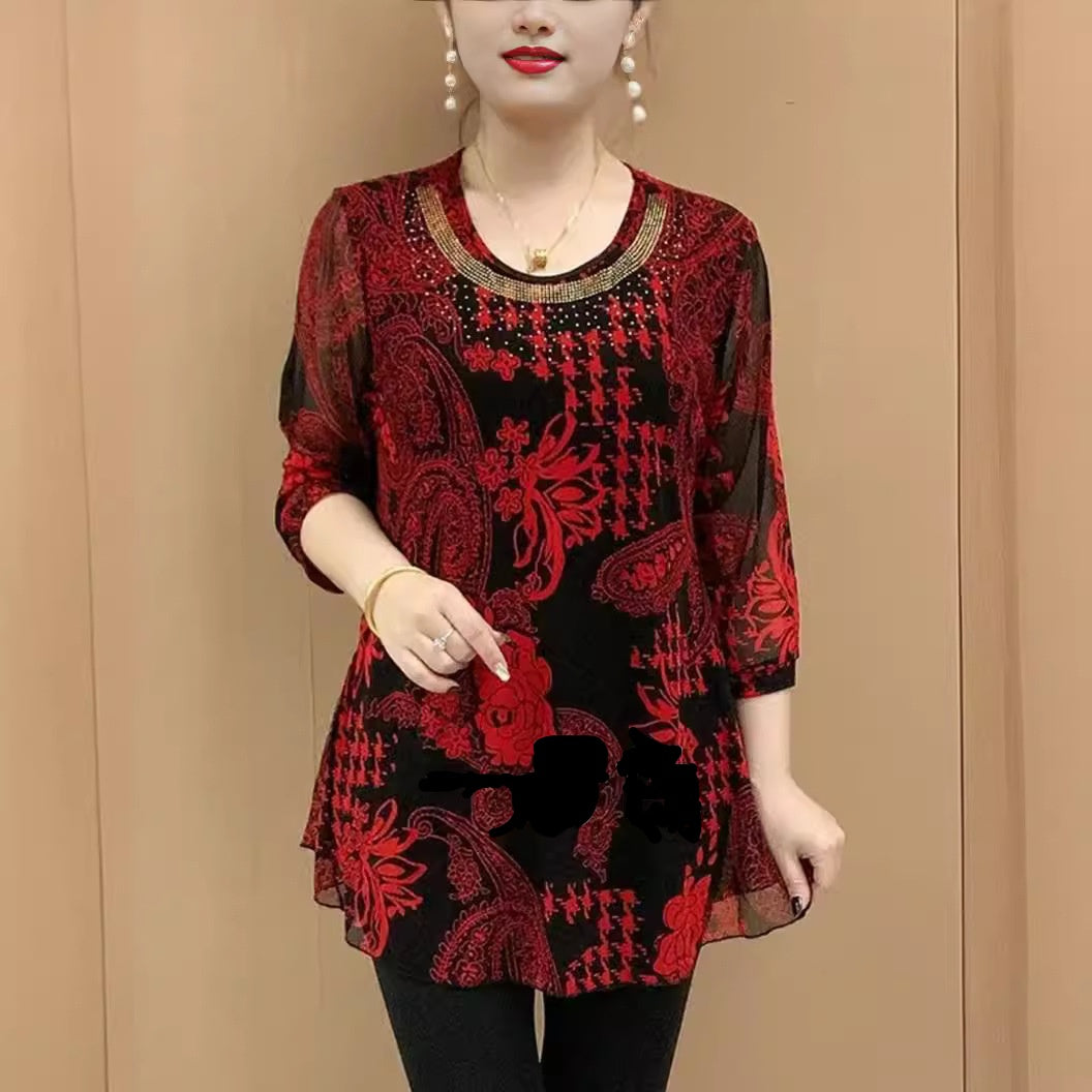 💟【Reducere 49%】【XL-6XL】🌼 Tricou nou pentru femei de vară pentru 2025, lejer și elastic, casual și confortabil