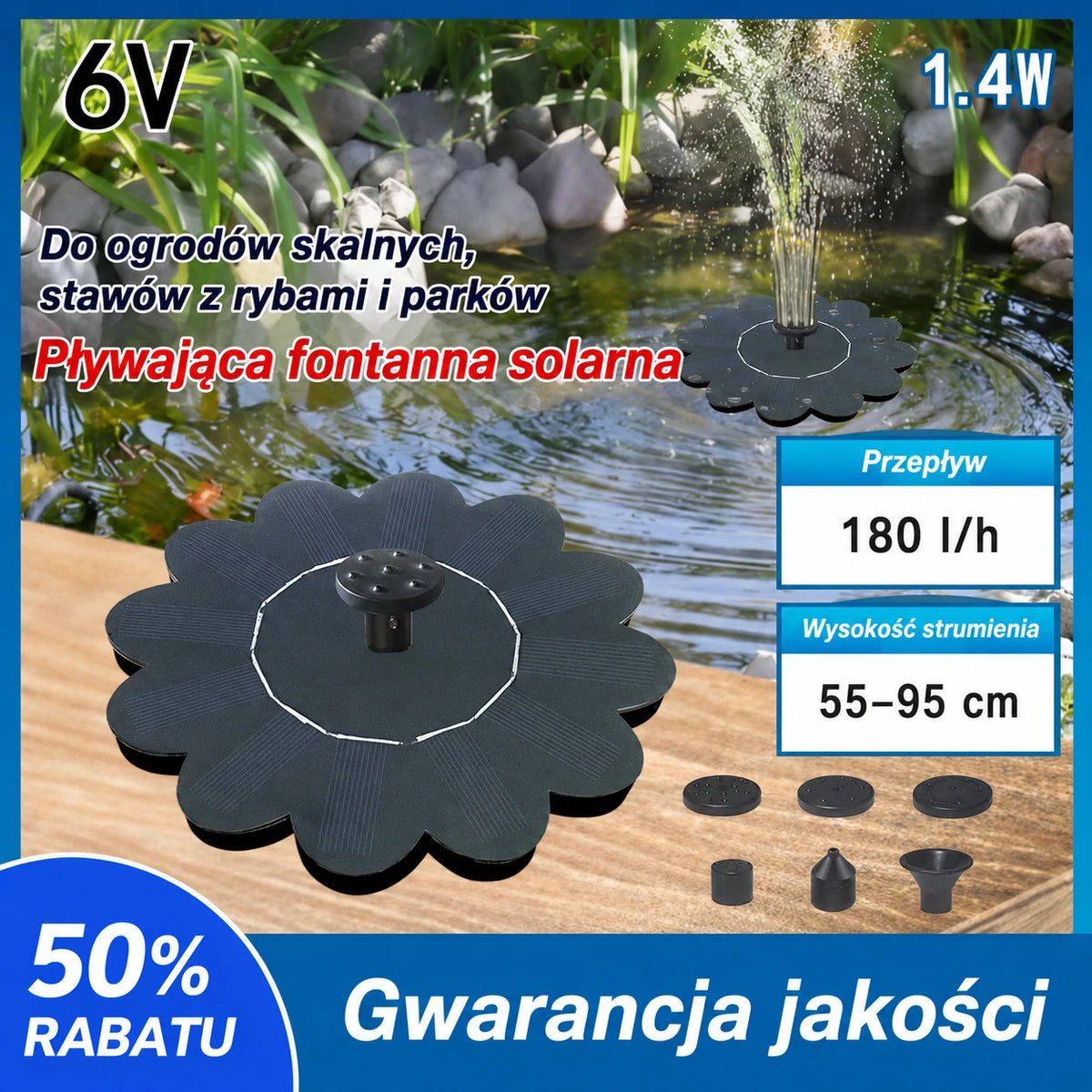 🔥 Oferta przez ograniczony czas! 💥 Źródło wody zasilane energią słoneczną