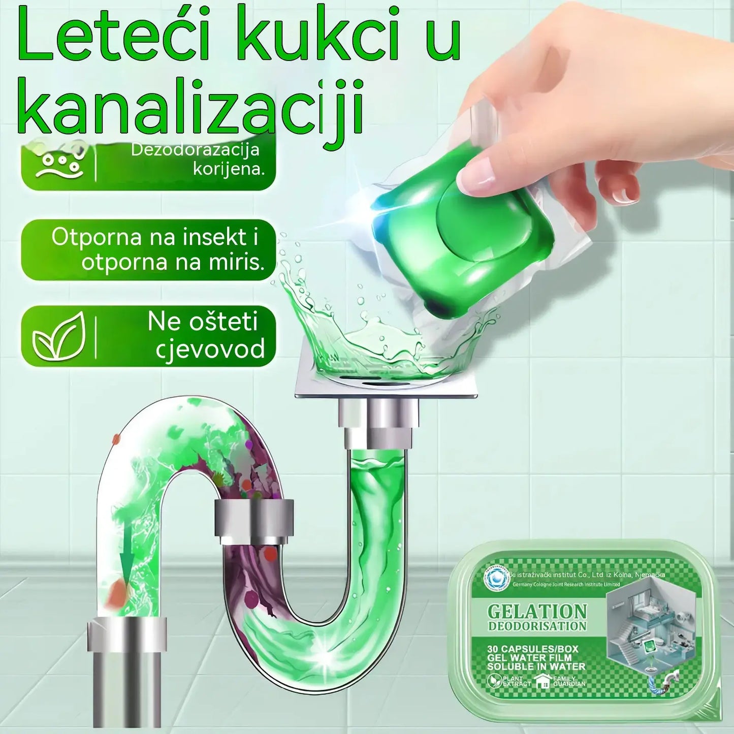 3 paquetes (150 comprimidos) por 25 € – 🔥🎉🎉. Cápsulas bioenzimáticas para eliminar los malos olores de los desagües.