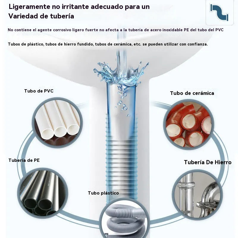 🌊💦【Compra 1 y llévate 1 gratis】Agente de dragado de tuberías, agente de dragado de alcantarillado