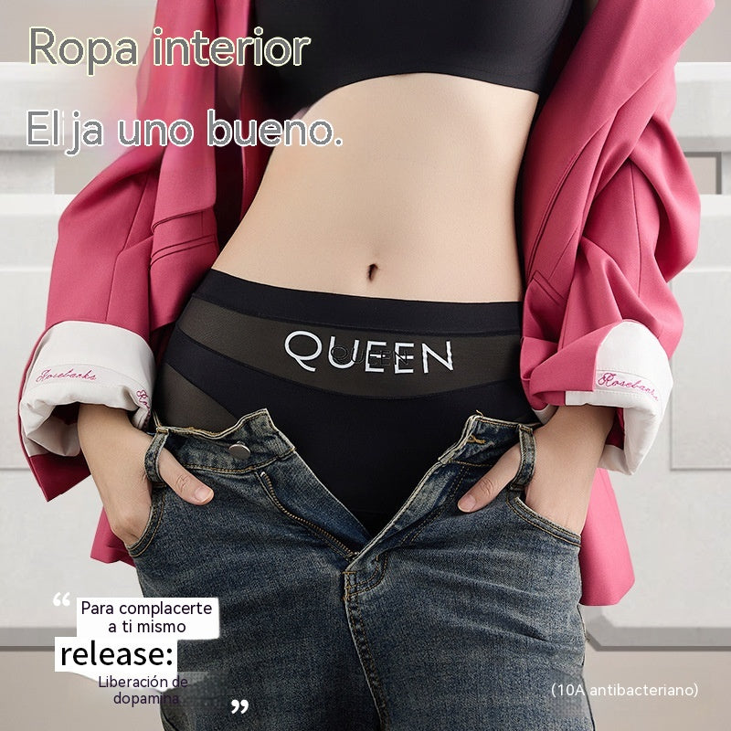 🔥🩲【Compra 3, llévate 3 gratis】 Último día - 50% de descuento - Ropa interior antibacteriana de cintura alta para controlar la grasa abdominal