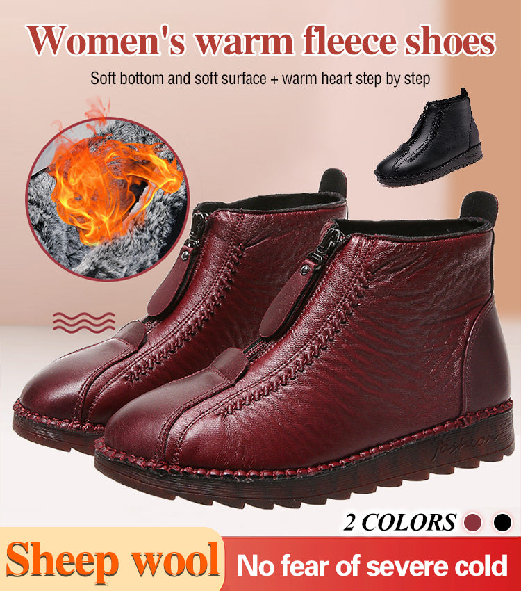🔥【Zimná zľava 50%】🔥【35-42】Jesenné a zimné dámske čižmy s mäkkou podrážkou a zipsom, módne a pohodlné