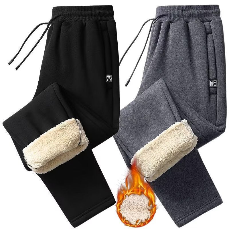 👖Zimné pánske ležérne teplé tepláky zo zahustenej jahňacej vlny 3823414